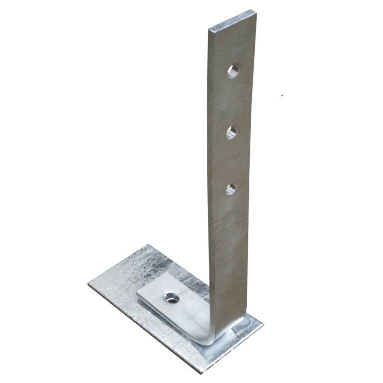 CPM L Bolt Down Spring Post (100 x 14mm) 610mm c/w Base plate for OBB