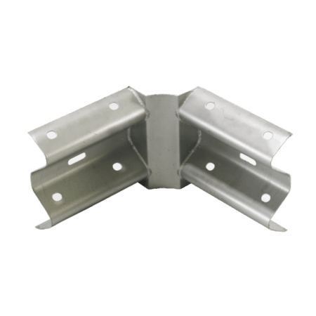 Flexible Armco Crash Barrier 90 Degree Corners – Internal – Galvanised (AR3) 9 Flexible Internal