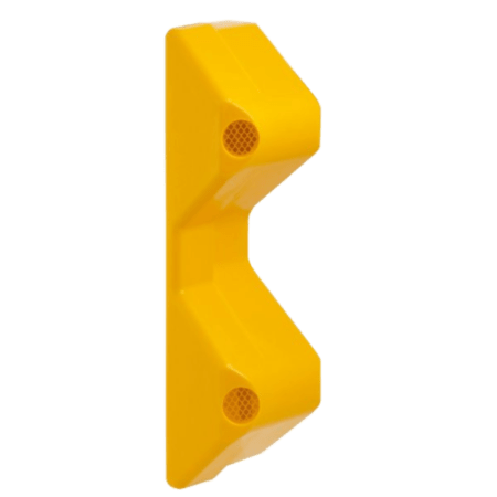 Rigid Plastic Armco Safety End Caps - Yellow - AR15Y 3 End Caps