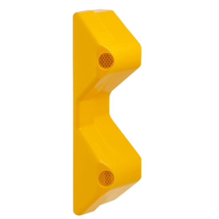 Rigid Plastic Armco Safety End Caps Yellow AR15Y BarrierMart