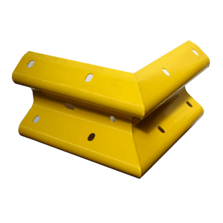 Yellow External Rigid 90° Corners - Powder Coated RAL 1023 (AR6Y) 5 Yellow External