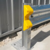 Rigid Plastic Armco Safety End Caps - Yellow - AR15Y - Image 3