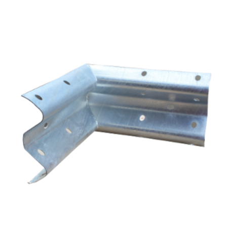 Internal Armco Barrier Corners - Rigid 90 Degree - Galvanised 7 Internal Armco