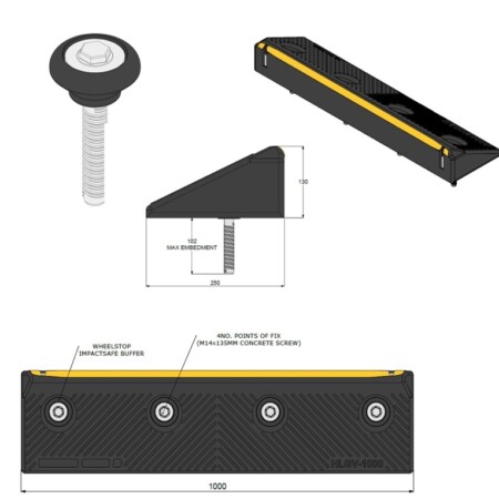 Commercial Wheel Stops