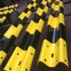 3.2m Effective Length Corrugated Beams – Yellow & Black Hazard Striped - Image 2